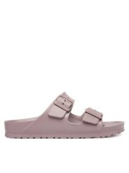 Birkenstock Klapki Arizona 1031294 Fioletowy. Fioletowe klapki damskie Birkenstock, bez wzorów, z syntetyku, bez obcasa. Za 229.99 zł.