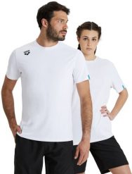 Arena ARENA KOSZULKA TEAM T-SHIRT SOLID WHITE 004900/100 XXL. Białe t-shirty męskie Arena, m, bez wzorów, bez kołnierzyka. Za 97.02 zł.