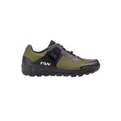 Buty rowerowe MTB gravel NORTHWAVE Escape Evo 2 zielony SPD. Czarne buty sportowe męskie Northwave, bez zapięcia, rowerowe. Za 457.50 zł.