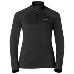 Odlo Bluza damska Midlayer 1/2 zip Snowbird czarna r. XL (222001). Bluzy damskie marki Odlo. Za 101.61 zł.