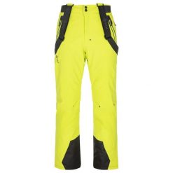 Męskie spodnie narciarskie Kilpi LEGEND-M. Czarne spodnie snowboardowe męskie Kilpi, m, bez wzorów, z materiału, narciarskie, Dermizax. Za 835.17 zł.