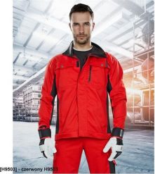 Ardon Bluza ARDON PRE100 01 5 kieszeni 65 % poliester, 35 % bawełna, 270 g/m czerwony H9503 62. Czerwone bluzy męskie Ardon, m, bez wzorów, z bawełny, bez kaptura. Za 30.32 zł.
