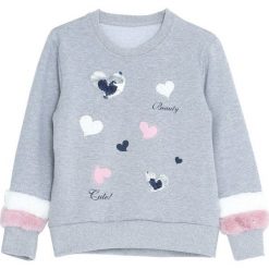 Jasnoszara Bluza Your Hope. Bluzy dla dziewczynek marki Born2be. Za 59.99 zł.