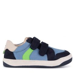 Sneakersy Lasocki Kids. Niebieskie trampki i tenisówki chłopięce Lasocki Kids, bez wzorów, bez zapięcia. Za 139.99 zł.