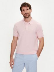 Boss Polo Pallas 50468301 Różowy Regular Fit. Czerwone koszulki polo męskie Boss, m, bez wzorów, z bawełny, bez ramiączek. Za 189.99 zł.