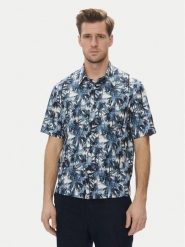 Armani Exchange Koszula XM001240 AF14869 F0041 Niebieski Regular Fit. Niebieskie koszule męskie Armani Exchange, m, bez wzorów, z bawełny, bez kołnierzyka, bez ramiączek. Za 279.99 zł.