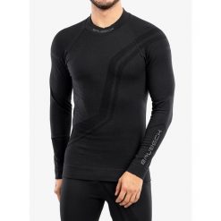 Bluza termoaktywna męska Brubeck Thermo Wool by Pustelnik. Czarne bluzy męskie Brubeck, m, bez wzorów, bez kaptura, narciarskie. Za 245.99 zł.