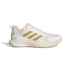 Damskie buty halowe adidas Novaflight 2. Białe obuwie sportowe damskie Adidas, bez wzorów, na fitness i siłownię. Za 523.00 zł.