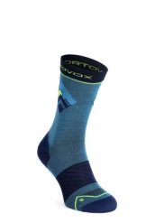 Skarpety męskie Ortovox Alpine Light Comp Mid Socks. Niebieskie skarpety męskie ORTOVOX, bez wzorów, z materiału. Za 119.99 zł.