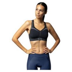 Stanik rowerowy Alé Cycling Ale Bra. Czarne biustonosze ALÉ CYCLING, bez wzorów. Za 231.99 zł.