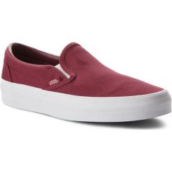 Tenisówki VANS - Classic Slip-On VN0A38F7QDD (Mono Canvas) Cabernet. Czerwone trampki męskie marki Vans, z gumy. W wyprzedaży za 199.00 zł.