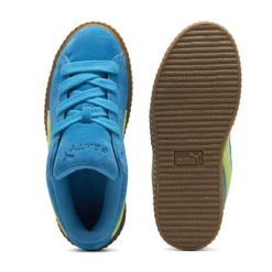 Buty do chodzenia damskie Puma Creeper Phatty Fenty By Rihanna. Niebieskie obuwie sportowe damskie Puma, bez wzorów, z materiału, trekkingowe. Za 212.99 zł.