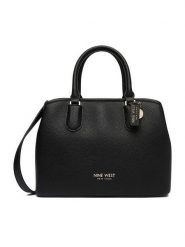 Nine West Torebka CEO-Vena-KY255 Czarny. Czarne torebki do ręki damskie Nine West, bez wzorów, z materiału, bez dodatków. Za 249.99 zł.
