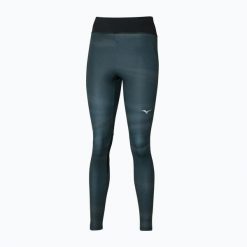 Legginsy damskie Mizuno Printed. Zielone legginsy damskie Mizuno, s, bez wzorów, z elastanu, długie, do biegania. Za 149.99 zł.