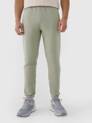 SPODNIE MĘSKIE DRESOWE 4F JOGGERY XXL M1014. Spodnie sportowe męskie 4f, m, bez wzorów, z bawełny, na fitness i siłownię. Za 159.99 zł.