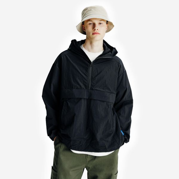 Kurtka wiatrówka męska Lifetech. Czarne kurtki męskie Decathlon, m, bez wzorów, z materiału, bez kaptura. Za 299.99 zł.