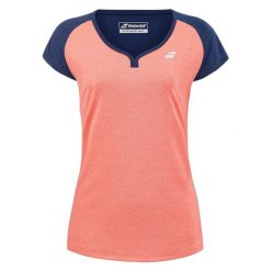 Koszulka damska Babolat Play Cap Sleeve Top fluo strike/estate blue XS. Brązowe koszulki sportowe damskie BABOLAT, xs, bez wzorów, z materiału, bez kołnierzyka, bez ramiączek, tenisowe. Za 120.00 zł.