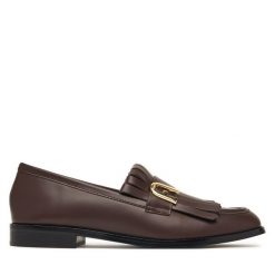Loafersy Furla. Brązowe mokasyny damskie Furla. Za 1,104.00 zł.
