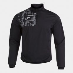 Bluza Joma Elite VIII z zamkiem 1/2. Czarne bluzy męskie Joma, s, bez wzorów, bez kaptura, do biegania. Za 94.99 zł.