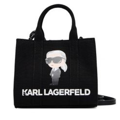 Torebka KARL LAGERFELD. Czarne torebki do ręki damskie KARL LAGERFELD, bez wzorów, klasyczne, bez dodatków. Za 299.99 zł.