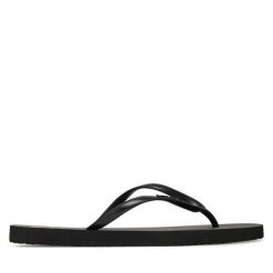 Japonki Billabong. Czarne klapki damskie Billabong, bez wzorów, bez obcasa. Za 59.99 zł.