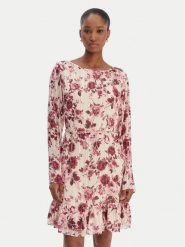 Guess Sukienka codzienna W6RK37 WJ712 Beżowy Regular Fit. Brązowe sukienki damskie Guess, na co dzień, xl, z aplikacjami, z syntetyku, bez kołnierzyka, bez ramiączek, proste. Za 659.99 zł.