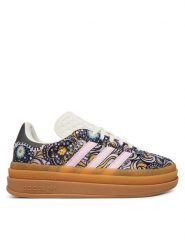 Adidas Sneakersy Liberty London Gazelle Bold KK4698 Czarny. Czarne buty sportowe dziewczęce Adidas, bez wzorów, z materiału, bez zapięcia. Za 369.99 zł.