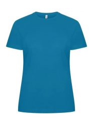 Clique Classic OC-T Women T-shirt z 100% bawełny organicznej turkusowa –. Niebieskie t-shirty damskie CLIQUE, s, bez wzorów, z bawełny, klasyczne, bez kołnierzyka. Za 118.10 zł.