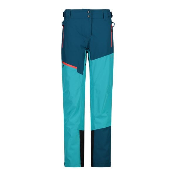 Spodnie narciarskie freeride unlimitech dla kobiet CMP. Niebieskie spodnie materiałowe damskie CMP, xs, bez wzorów, z materiału, narciarskie. Za 464.99 zł.