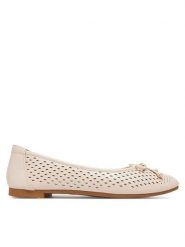 Clara Barson Baleriny WFA3602-3 Beżowy. Brązowe baleriny damskie Clara Barson, bez wzorów, z materiału, bez obcasa. Za 69.99 zł.