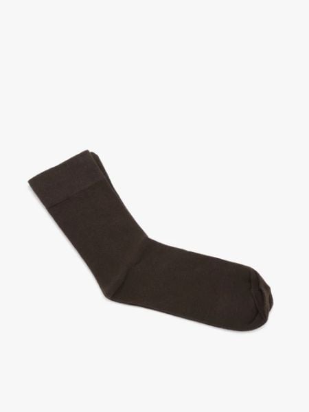 Brązowe skarpety męskie. Brązowe skarpety męskie Ryłko, bez wzorów, z bawełny. Za 24.99 zł.