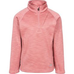 Bluza polarowa "Celina" w kolorze jasnoróżowym. Czerwone bluzy dla dziewczynek Trespass Kids, bez wzorów, bez ramiączek, bez kaptura. W wyprzedaży za 87.95 zł.