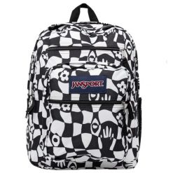 Plecak sportowo-turystyczny dla dorosłych Big Student Backpack 34 L. Białe plecaki damskie JanSport, bez wzorów, młodzieżowe. Za 219.99 zł.