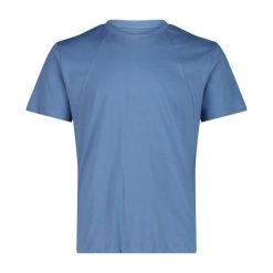 T-shirt z bawełny organicznej CMP. Niebieskie t-shirty męskie CMP, l, bez wzorów, z bawełny, bez kołnierzyka. Za 150.00 zł.
