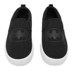 Tenisówki Batman. Czarne trampki i tenisówki chłopięce batman, bez wzorów, bez zapięcia. Za 59.99 zł.