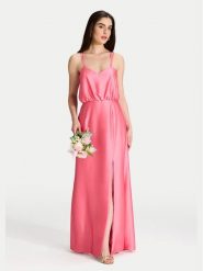 Swing Sukienka wieczorowa 5AI20900 Różowy Regular Fit. Czerwone sukienki damskie Swing, bez wzorów, z syntetyku, wizytowe, bez kołnierzyka, bez ramiączek. Za 469.99 zł.
