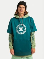 DC Shoes Bluza Dryden ADYFT03440 Zielony Regular Fit. Zielone bluzy męskie DC Shoes, l, bez wzorów, z syntetyku, bez kaptura. Za 549.99 zł.