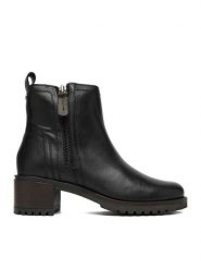 Lasocki Botki CEO-WI23-TR24-03 Czarny. Czarne botki damskie Lasocki, ze skóry, bez obcasa, na słupku, bez zapięcia. Za 279.99 zł.