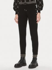 Liu Jo Sport Spodnie materiałowe TF3207 MA63L Czarny Slim Fit. Czarne spodnie sportowe damskie Liu Jo Sport, l, bez wzorów, z materiału. Za 889.99 zł.