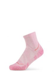 Skarpety biegowe Buff Dryflx Quarter Sock DQ. Czerwone skarpety damskie Buff, bez wzorów, z elastanu. Za 94.99 zł.