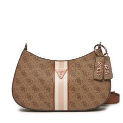 Torebka Guess. Szare torebki do ręki damskie Guess, z aplikacjami, klasyczne, bez dodatków. Za 279.99 zł.