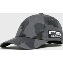 Adidas Originals - Czapka. Szare czapki i kapelusze męskie adidas Originals, bez wzorów, z bawełny. Za 89.90 zł.