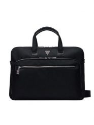 Guess Torba na laptopa HMBEHN P6338 Czarny. Czarne torby na laptopa męskie Guess, z aplikacjami, z materiału. Za 674.99 zł.