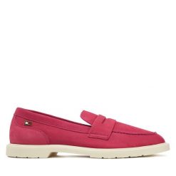 Loafersy Tommy Hilfiger. Czerwone mokasyny damskie Tommy Hilfiger. Za 359.99 zł.