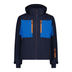 Kurtka narciarska z kapturem i zamkiem CMP. Czarne kurtki męskie CMP, m, bez wzorów, z kapturem, narciarskie. Za 779.40 zł.