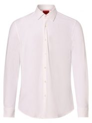 HUGO Koszula - Kenno Mężczyźni Slim Fit biały, 42. Białe koszule męskie Hugo, m, bez wzorów, z materiału, eleganckie, bez kołnierzyka, bez ramiączek. Za 479.95 zł.
