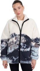 Bluza polarowa 4F U351 multikolor allover 4FWAW25TFLEU351 90A XL. Bluzy damskie 4f, xl, bez wzorów, z polaru, bez kaptura. Za 453.85 zł.