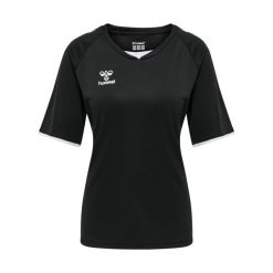 Koszulka damska Hummel hmlhmlCORE volley. Czarne koszulki sportowe damskie Hummel, xs, bez wzorów, bez kołnierzyka, bez ramiączek, na fitness i siłownię. Za 136.50 zł.