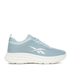 Buty do biegania Reebok. Niebieskie obuwie sportowe damskie Reebok, bez wzorów, do biegania. Za 249.99 zł.