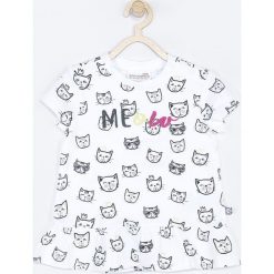 Coccodrillo - Top dziecięcy 62-86 cm. Białe t-shirty i topy dla dziewczynek COCCODRILLO, bez wzorów, z dzianiny, bez ramiączek. Za 42.90 zł.